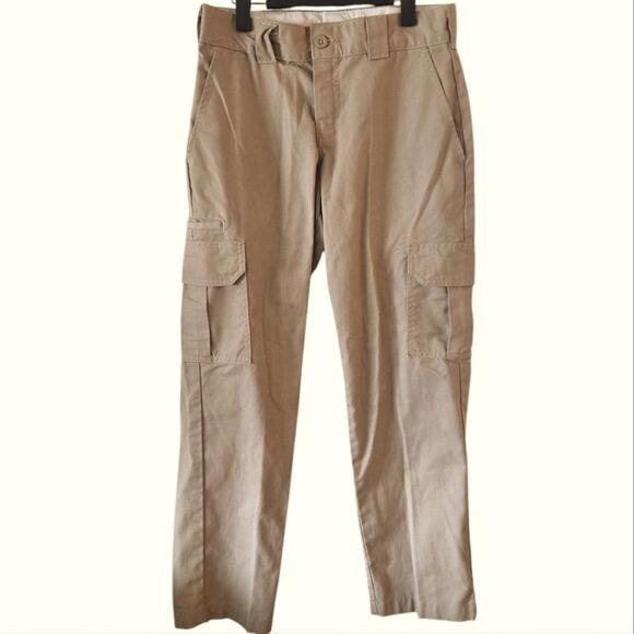 Dickies Cargo Pants Size 30x30 Tan Slim Straight Jeans - Picture 1 of 5